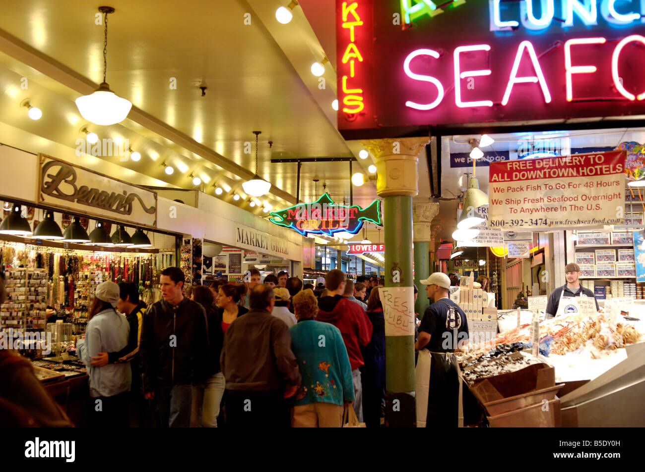 Pike Market, Seattle, Washington State, USA, North America Stock Photo
