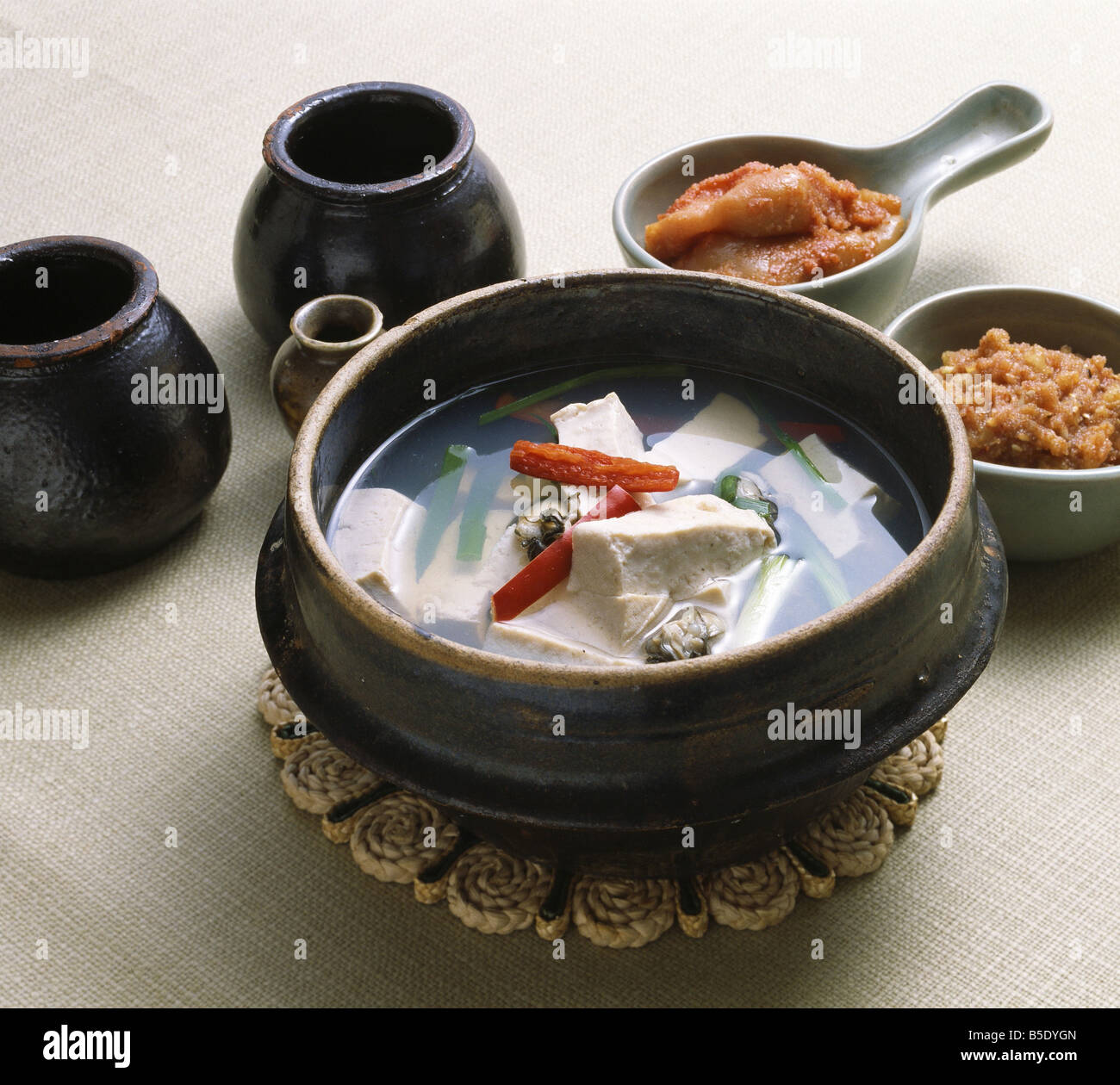 Korean Food Soup Stock Photo Alamy