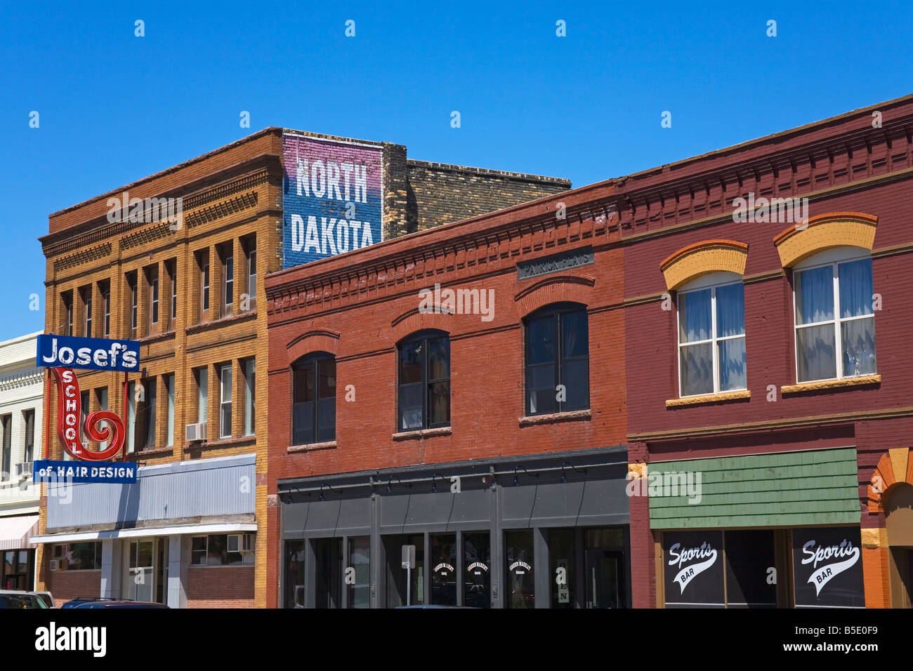N.P. Avenue, Fargo, North Dakota, USA, North America Stock Photo