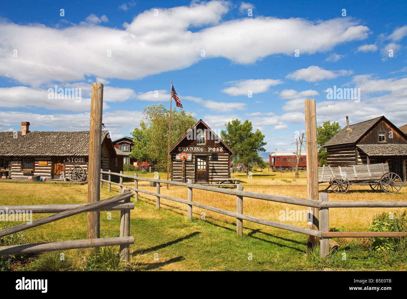 Four Winds Trading Post, St. Ignatius, Missoula Region, Montana, USA, North America Stock Photo