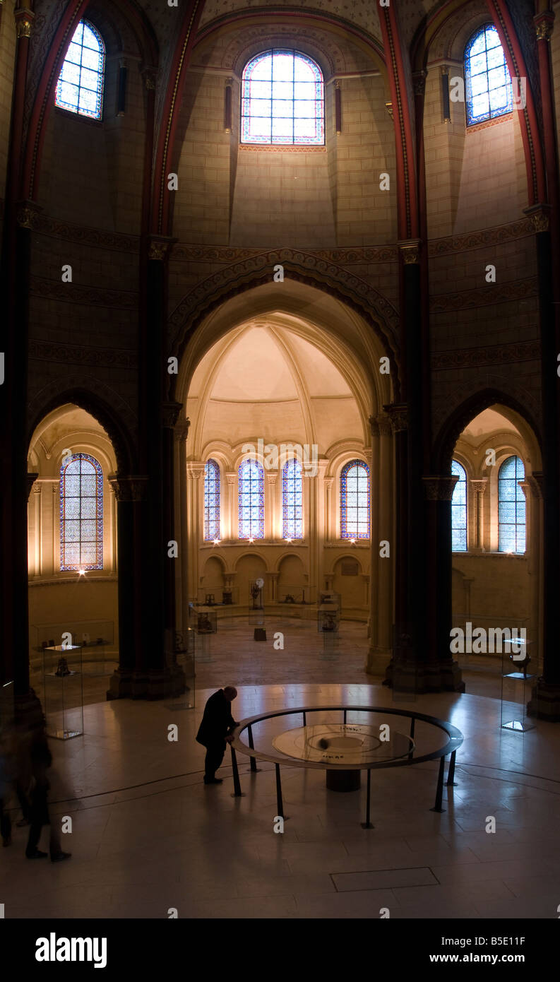 Paris France musée des arts et metiers in st Martin des Champs Paris Stock Photo