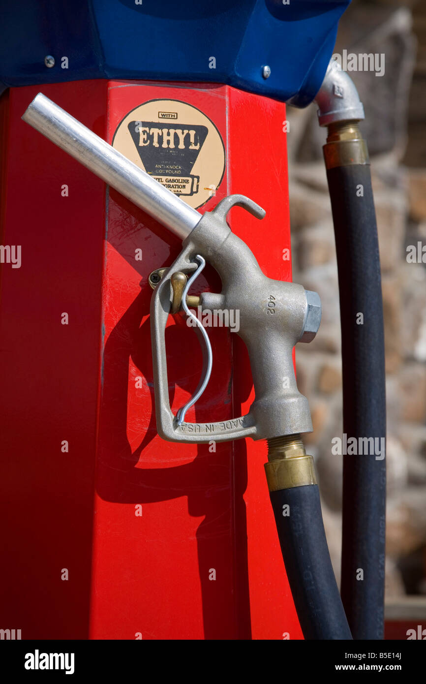 Historic Gas Station, Route 66, Cool Springs, Arizona, USA, North America Stock Photo