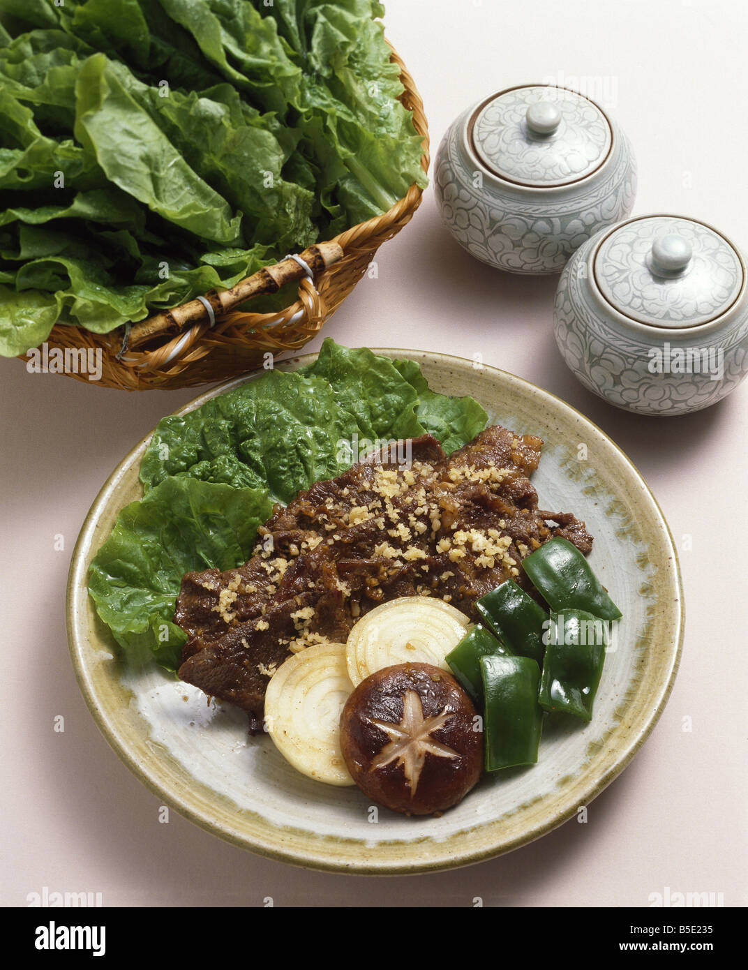 Korean roasted meat hi-res stock photography and images - Alamy