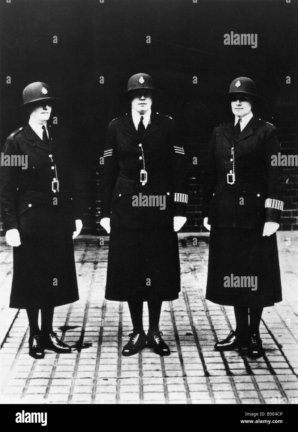 Women police officers of the 1930 1946 era Stock Photo
