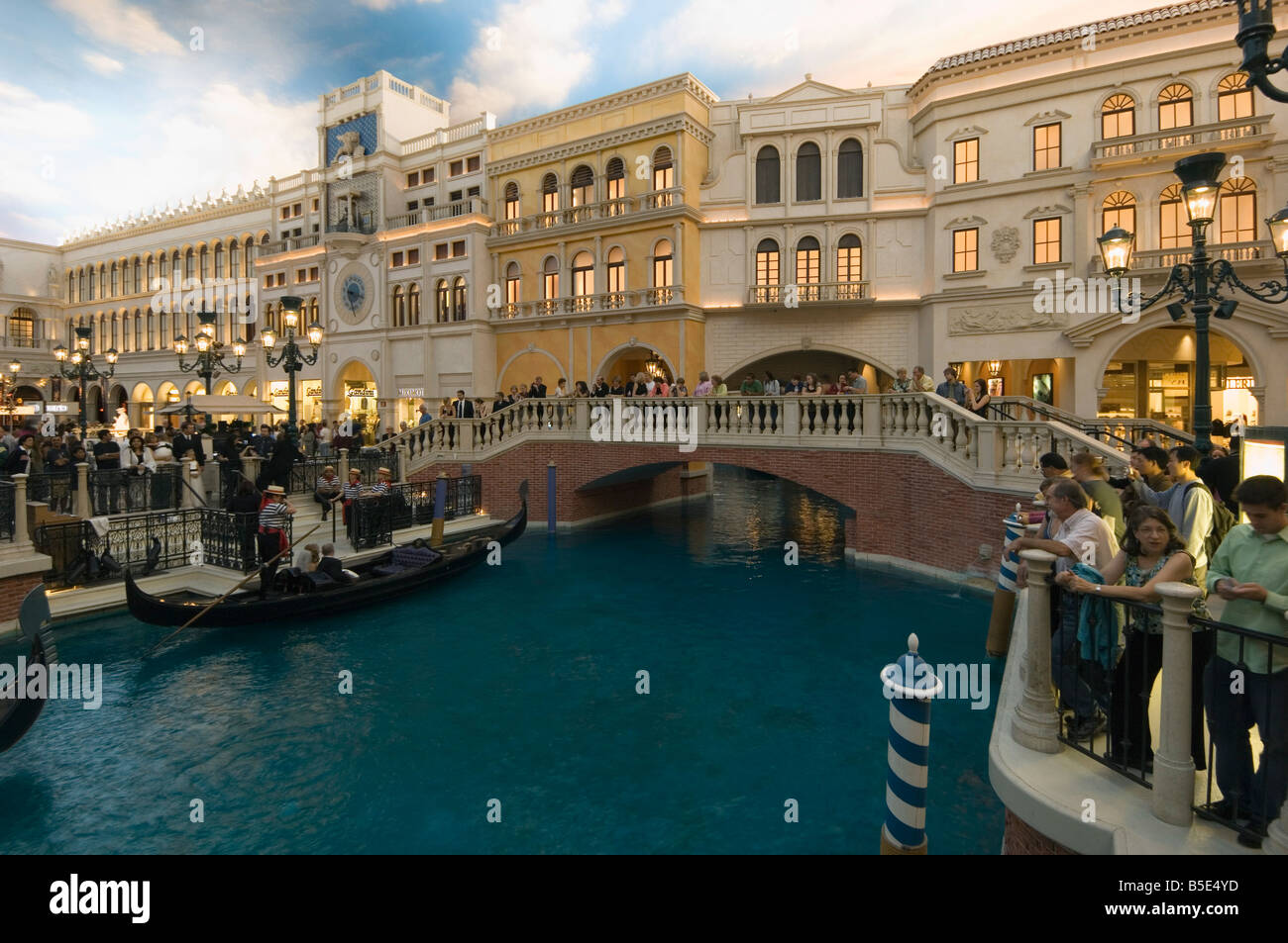 Grand Canal Shopping Center Inside The Venetian Resort On Las Vegas Strip  In Las Vegas, Nevada, USA. Stock Photo, Picture and Royalty Free Image.  Image 112107189.