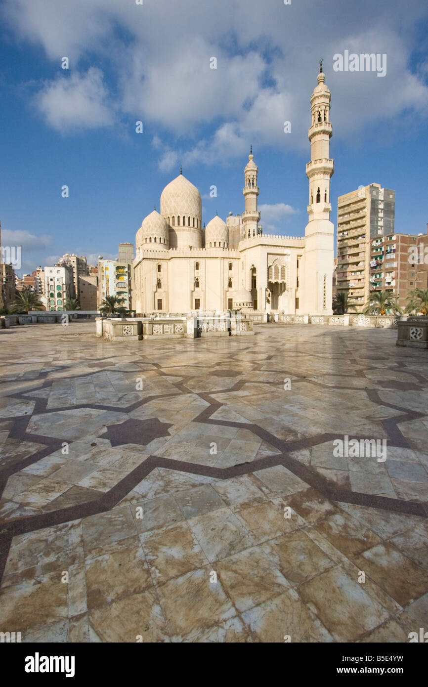 Abu El Abbas El Mursi Mosque in Alexandria Egypt Stock Photo