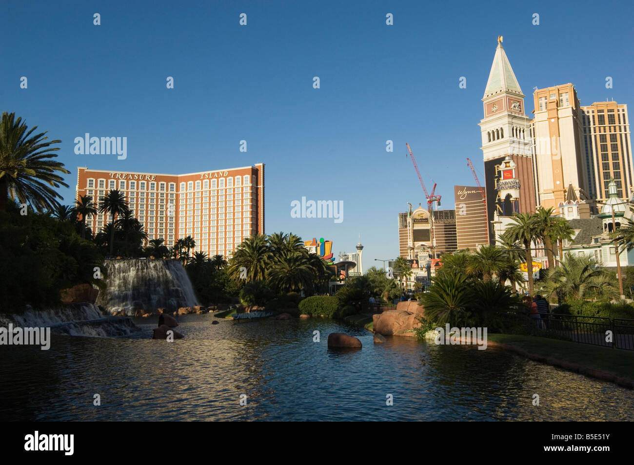 The Strip (Las Vegas Boulevard), Las Vegas, Nevada, USA, North America Stock Photo