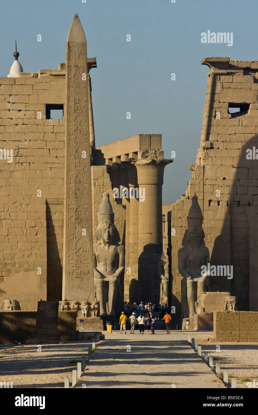 Temple of Luxor in Luxor Egypt Stock Photo