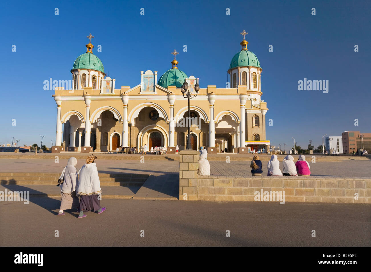 The Christian Medehanyalem Church, Addis Ababa, Ethiopia, Africa Stock ...