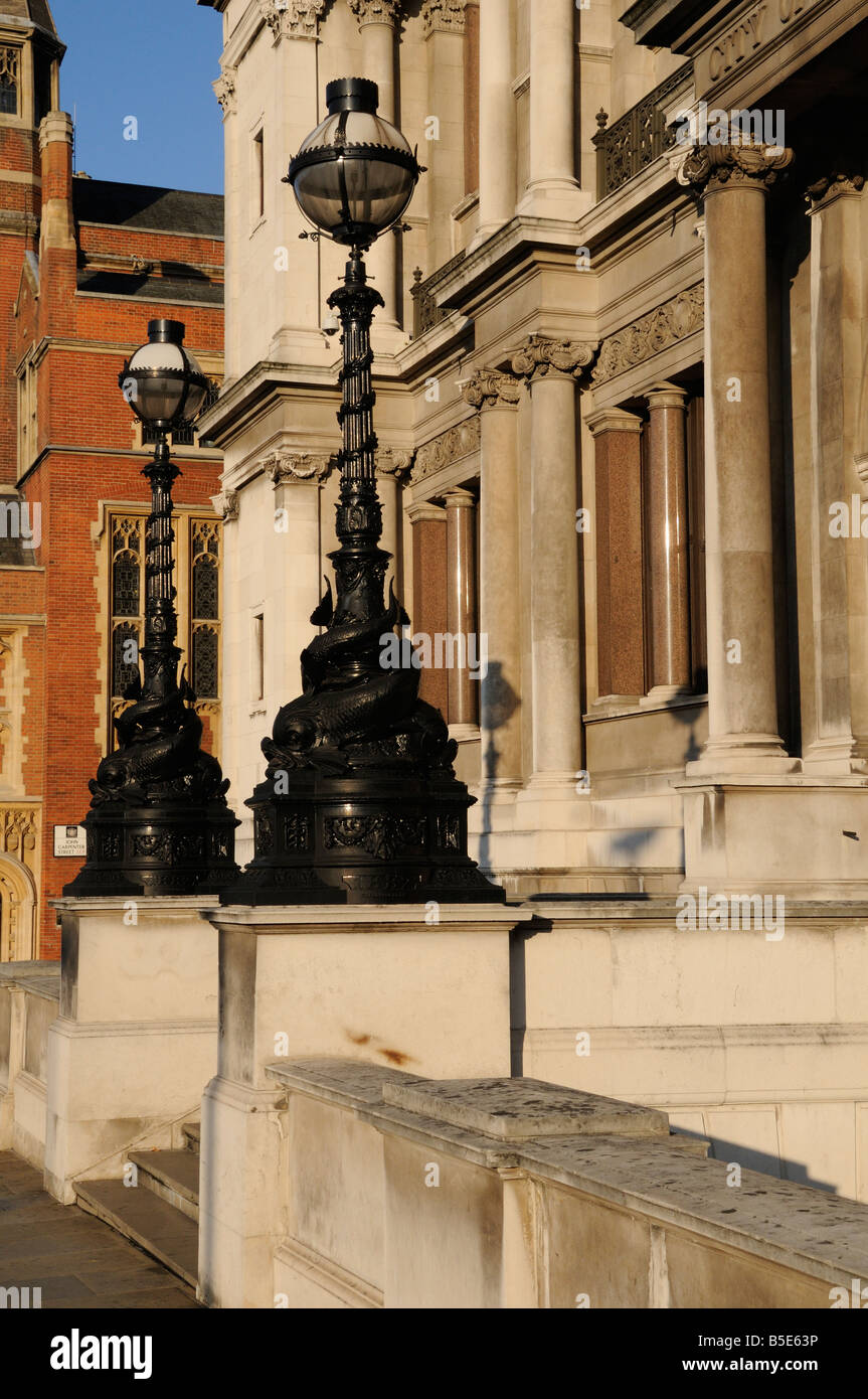 The entrance to The City of London School, London, UK Stock Photo