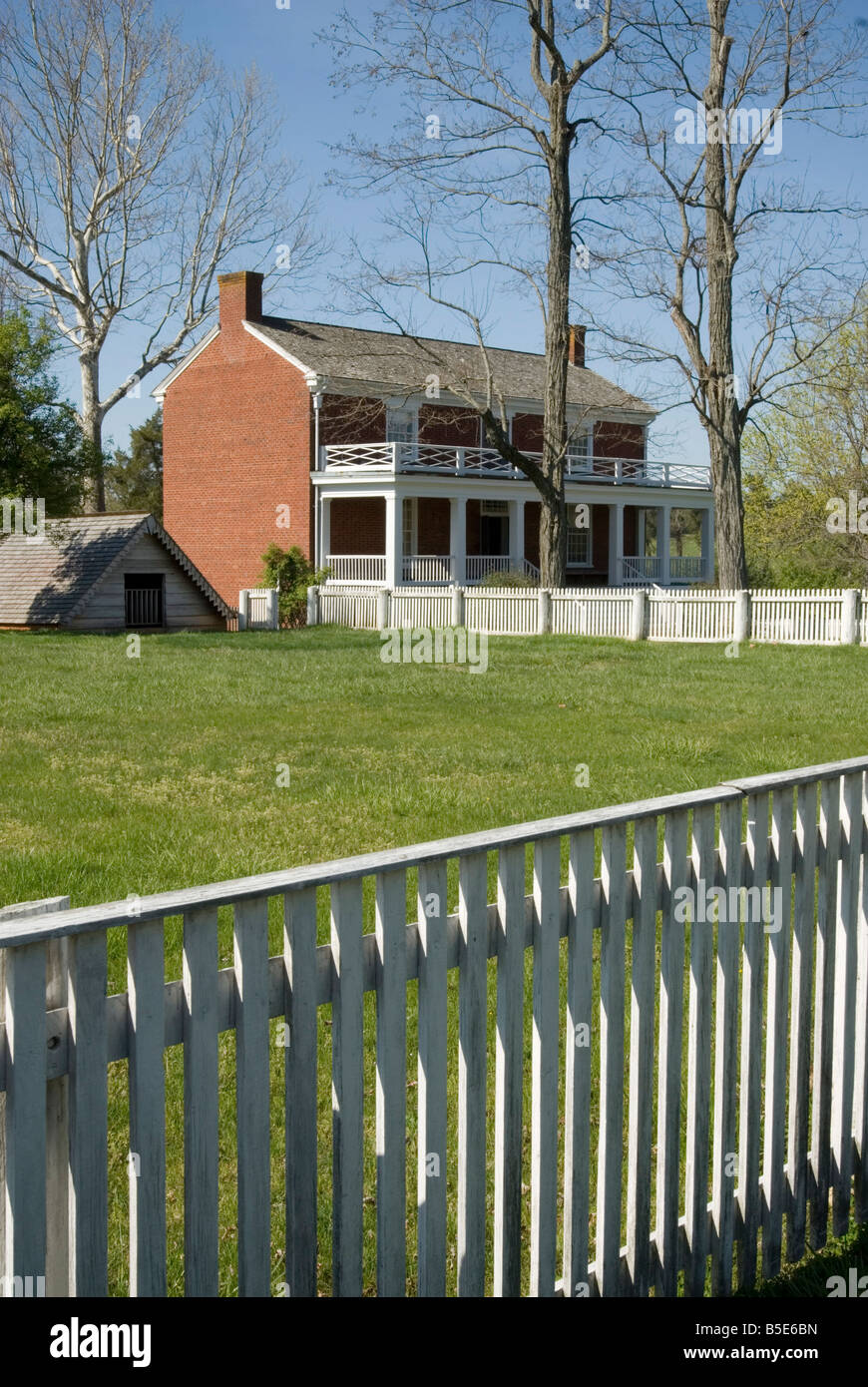 McLean House, Appomattox Courthouse, Virginia, USA, North America Stock