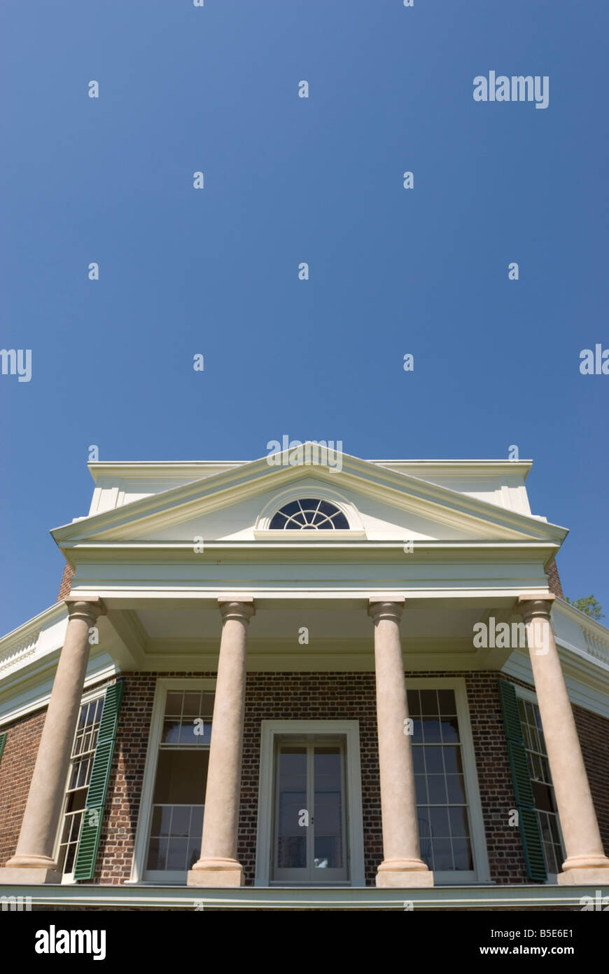 Thomas Jefferson's Poplar Forest, Virginia, USA, North America Stock ...