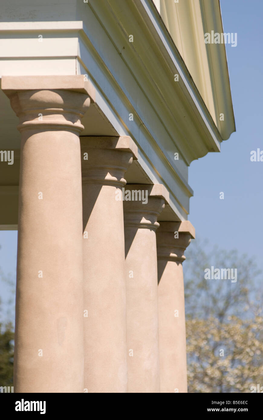 Thomas Jefferson's Poplar Forest, Virginia, USA, North America Stock ...