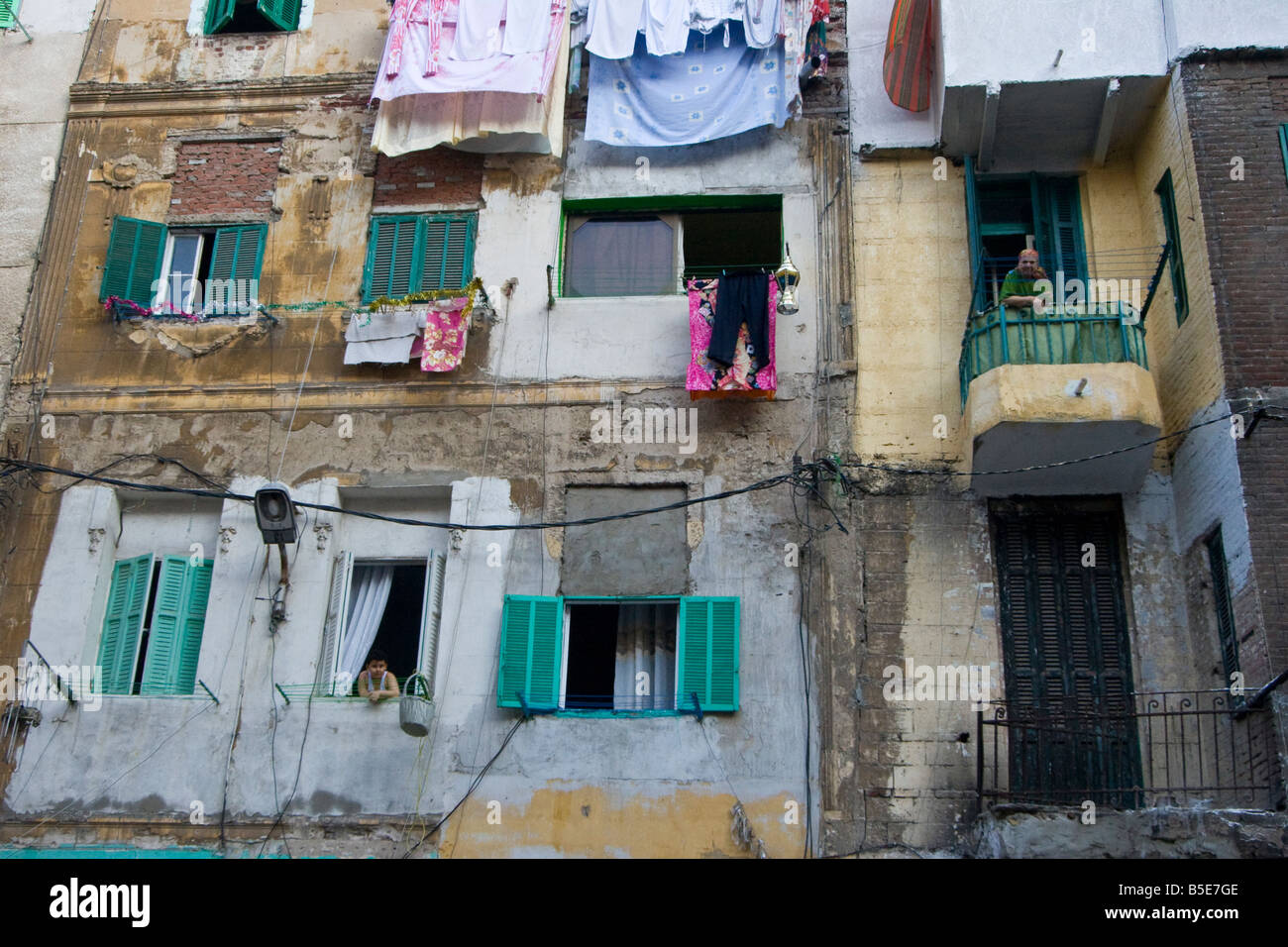 Apartment Building in Alexandria Egypt Stock Photo Alamy