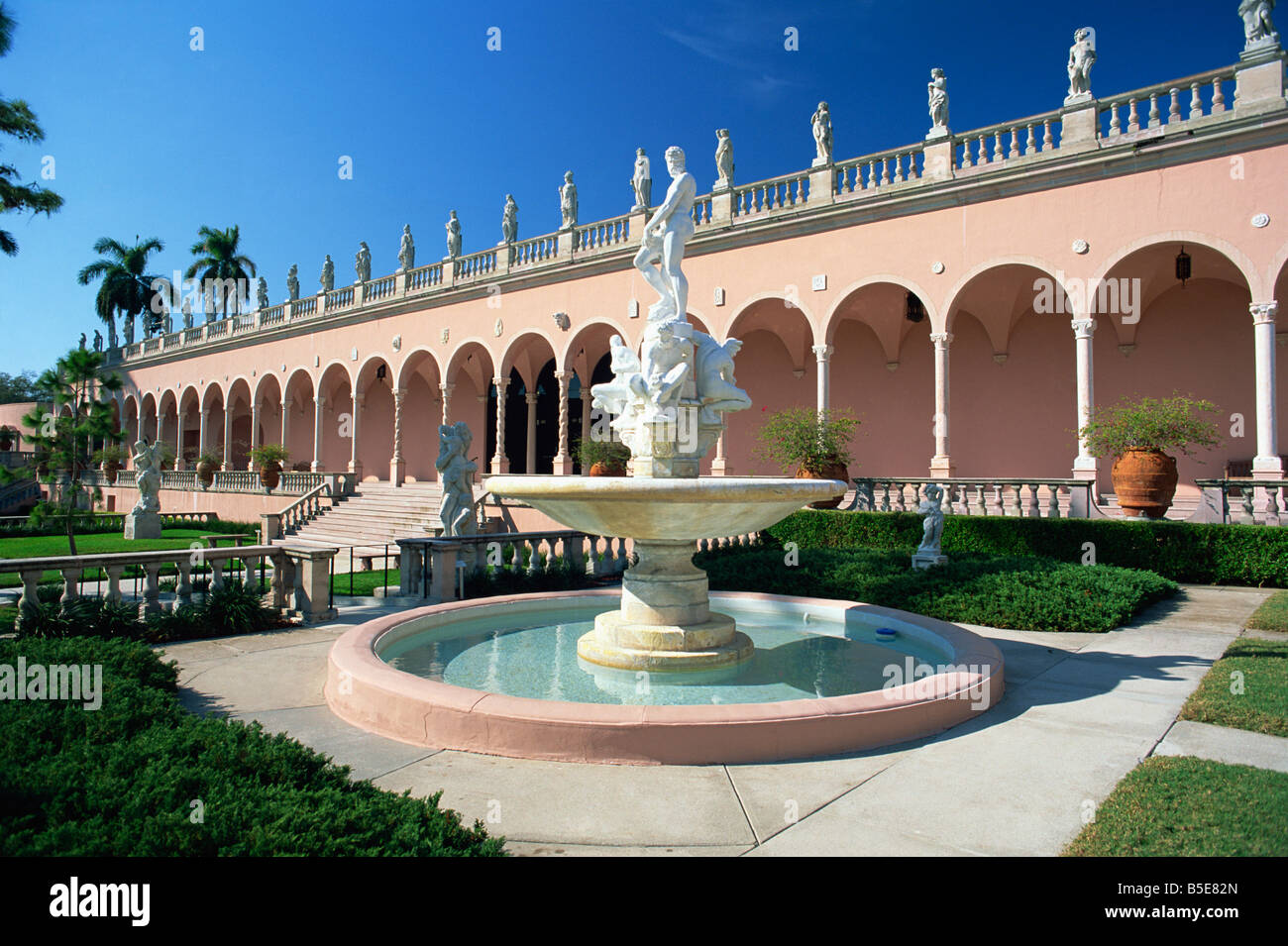 Fountain of Oceanus in the Courtyard of the Ringling Museum of Art in