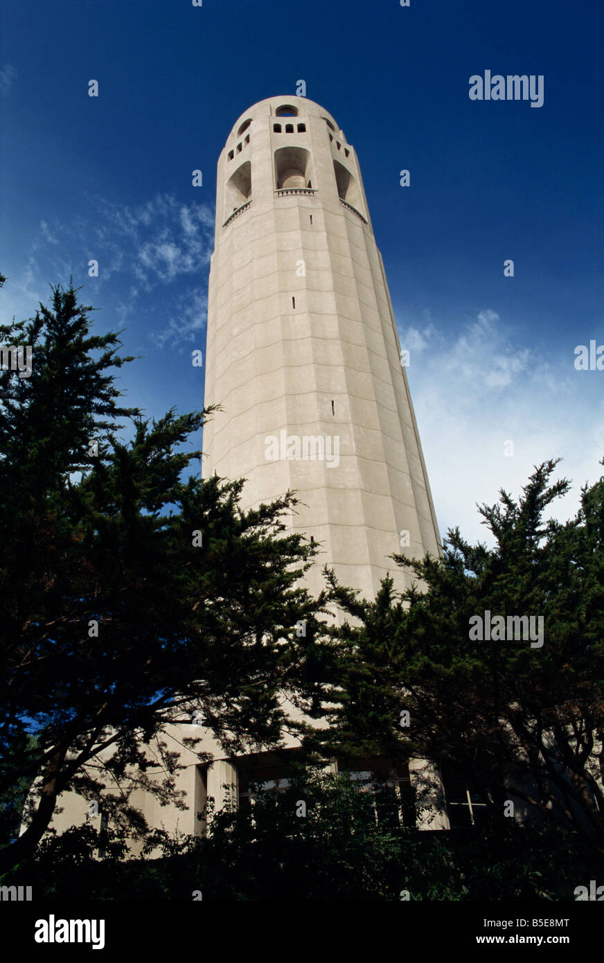 Coit Tower Telegraph Hill San Francisco California USA A Wright Stock Photo