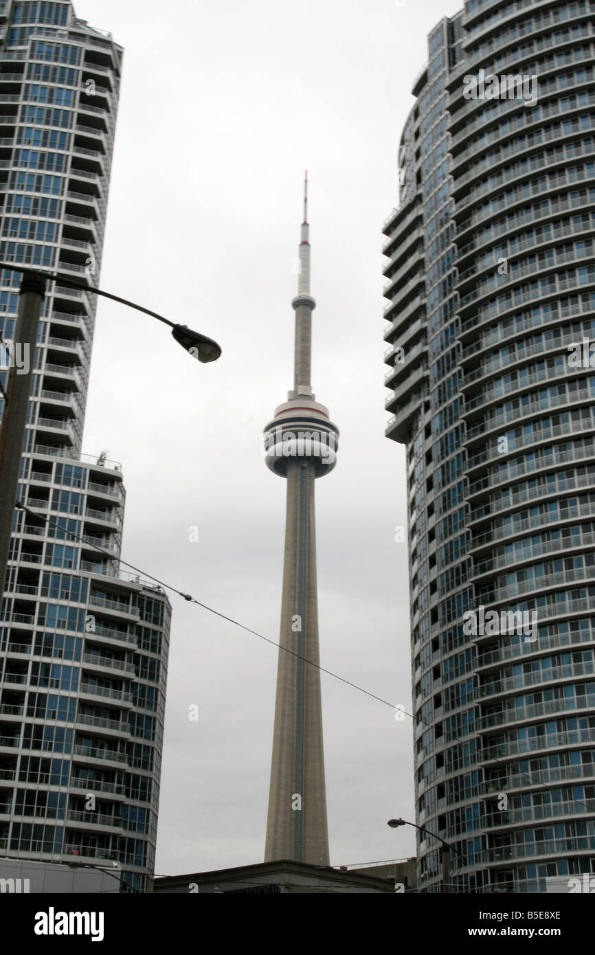 CN Tower, Toronto and condominiums on the waterfront Stock Photo - Alamy