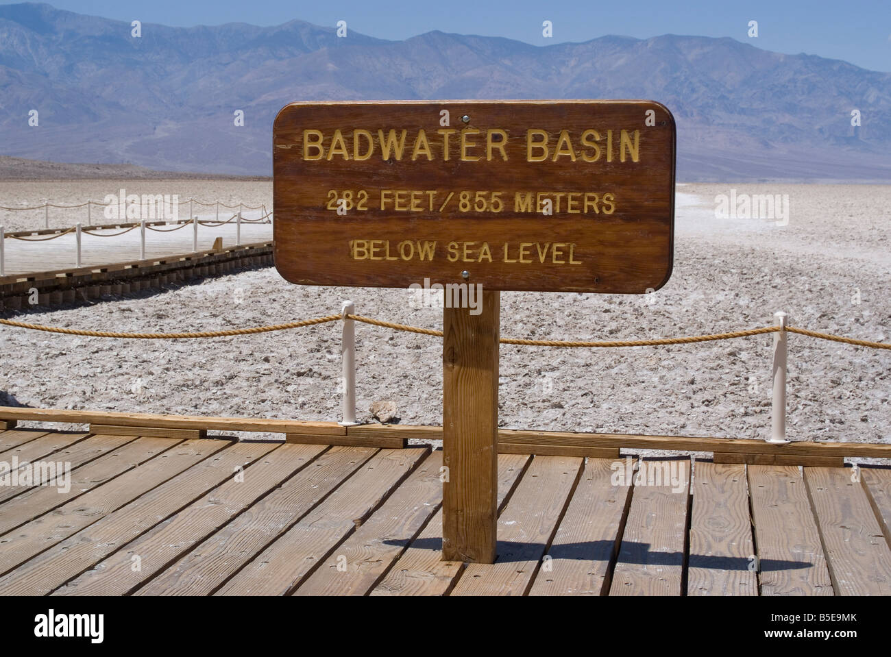 Badwater, the lowest point in North America, Death Valley National Park