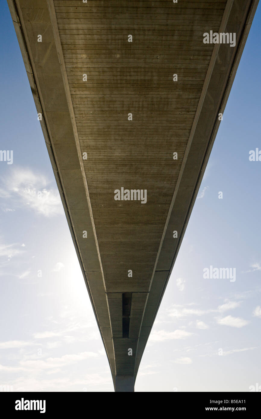 Underside of the Itchen Bridge Southampton Hampshire England Stock Photo