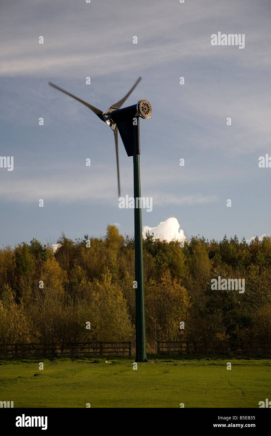 Wind turbine in Derbyshire Stock Photo