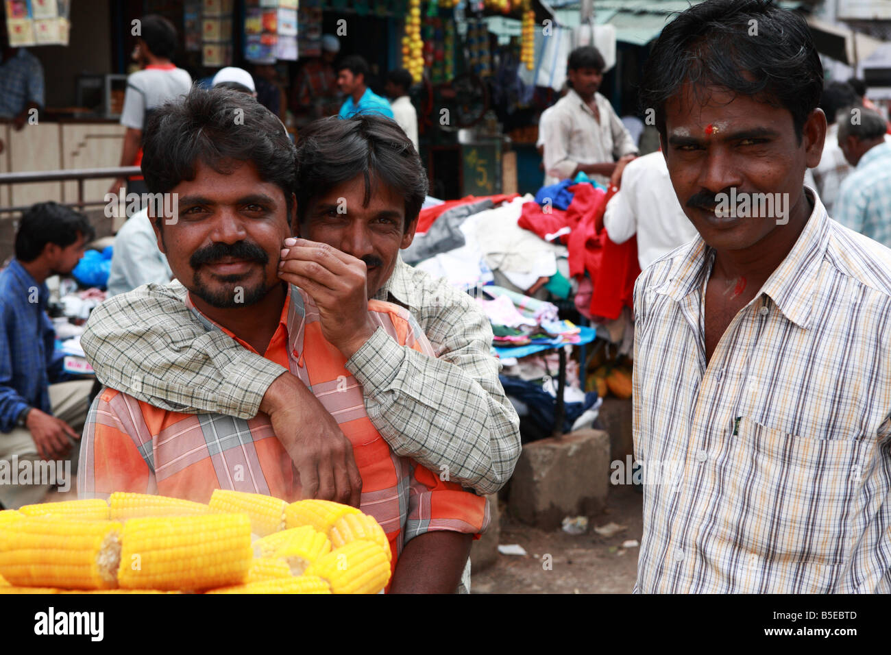 street life, vendors selling goods in Bangalore India Stock Photo Alamy