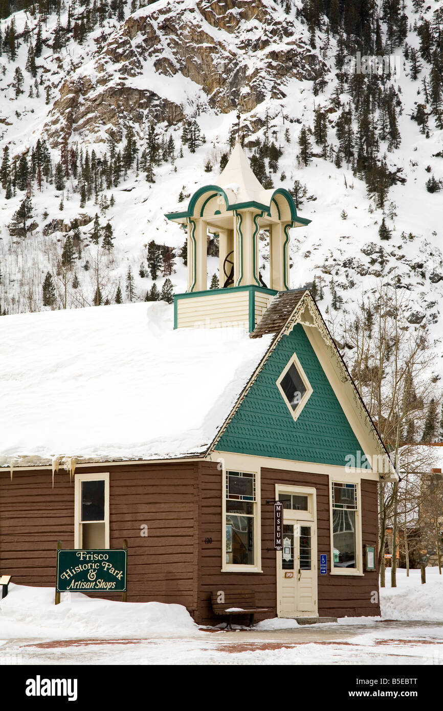 Historic Park City Of Frisco Rocky Mountains Colorado Usa