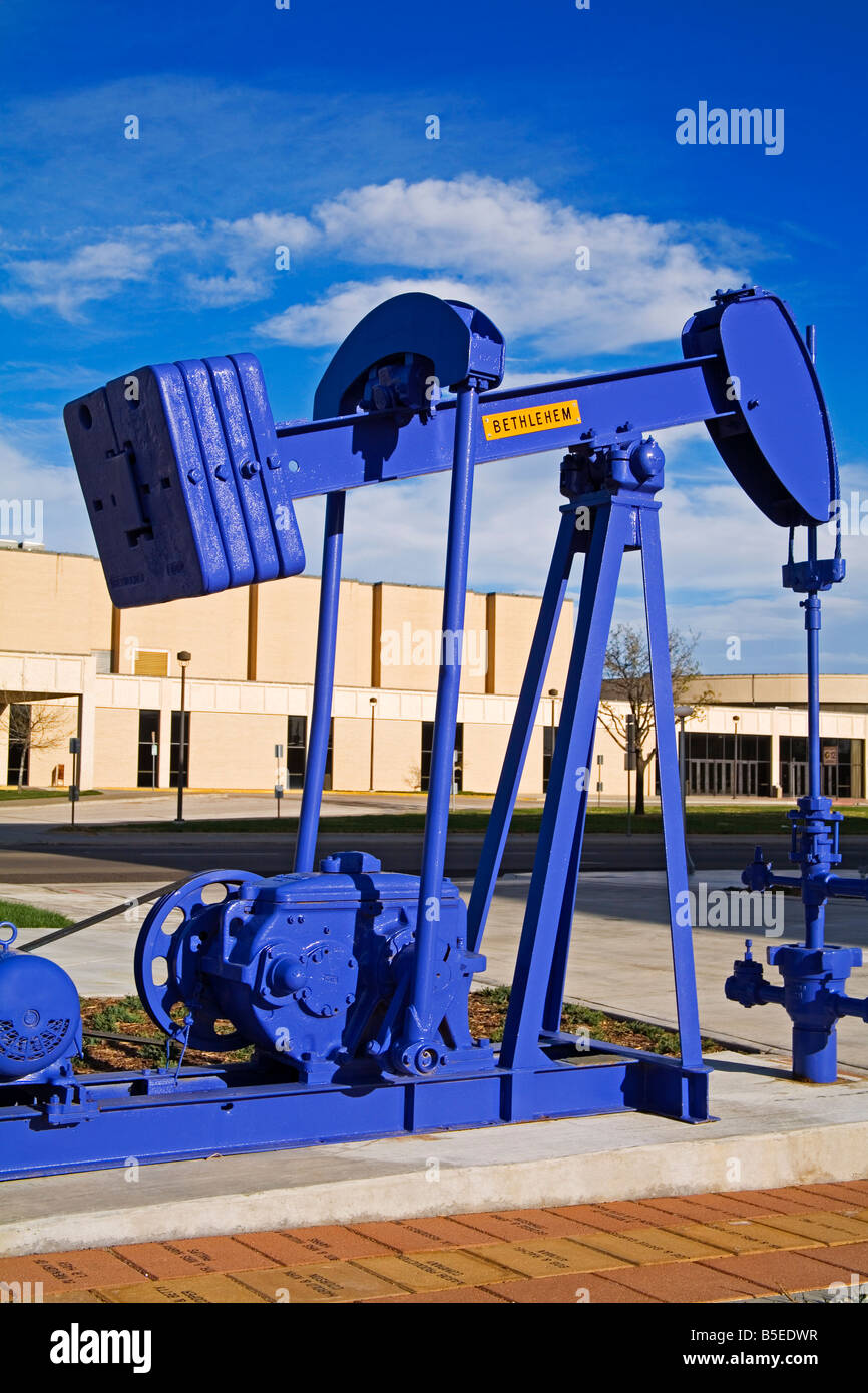 Oil Well & Civic Center, Amarillo, Texas, USA, North America Stock