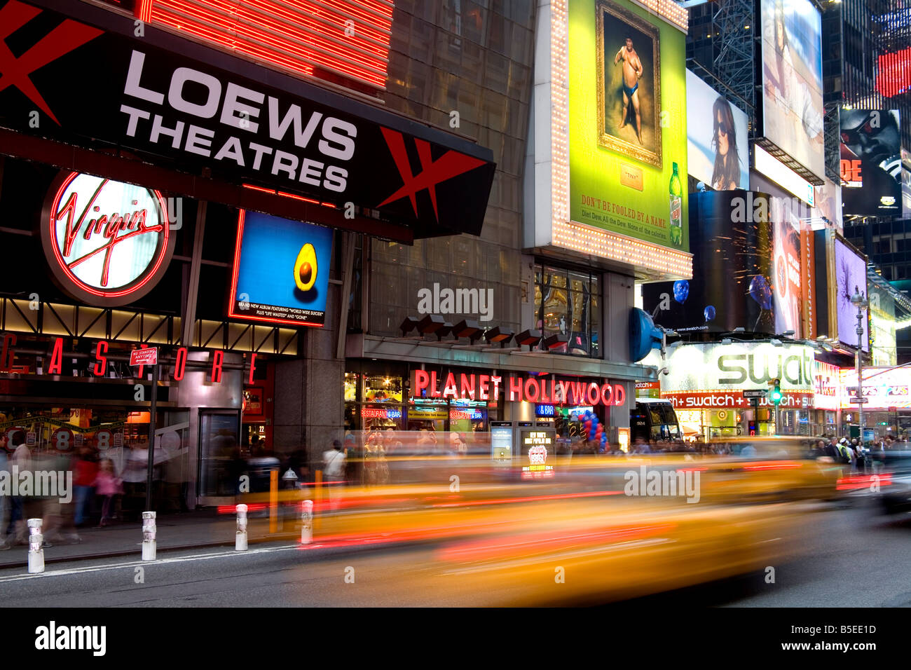 Times Square, Midtown Manhattan, New York City, New York, USA, North America Stock Photo