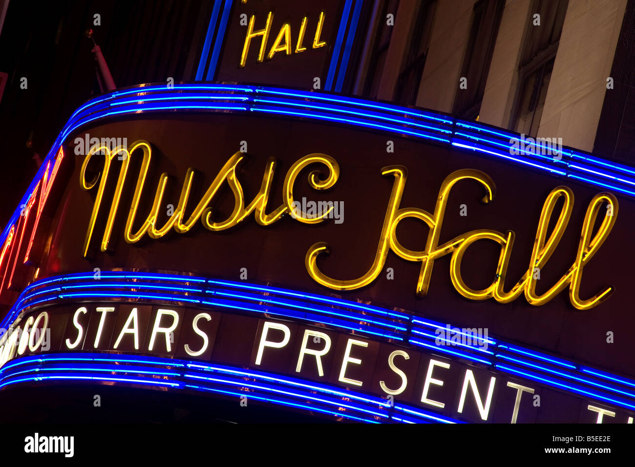 Radio City Music Hall, Theater District, Midtown Manhattan, New York City, New York, USA, North America Stock Photo
