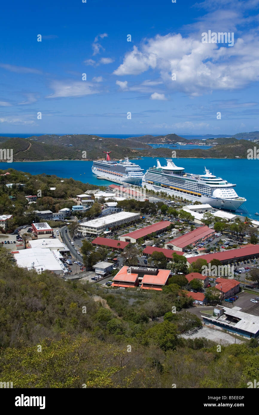 Havensight Cruise Ship Terminal, City of Charlotte Amalie, St. Thomas ...