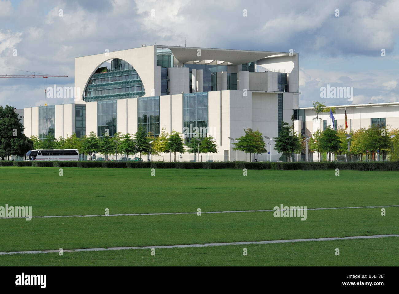 Rear of the Bundeskanzleramt Chancellor s Office building Berlin