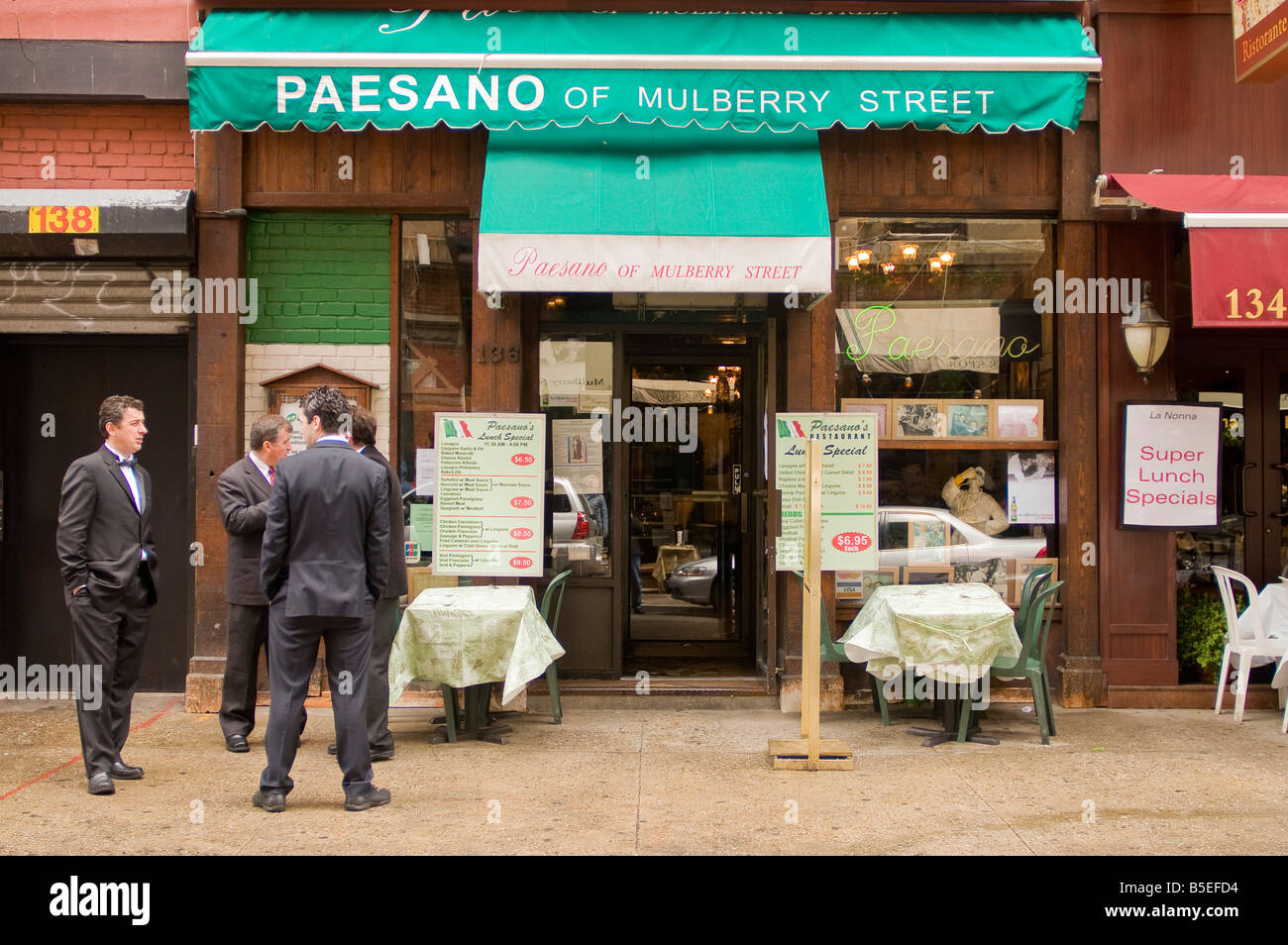 Little italy restaurant menu board hires stock photography and images