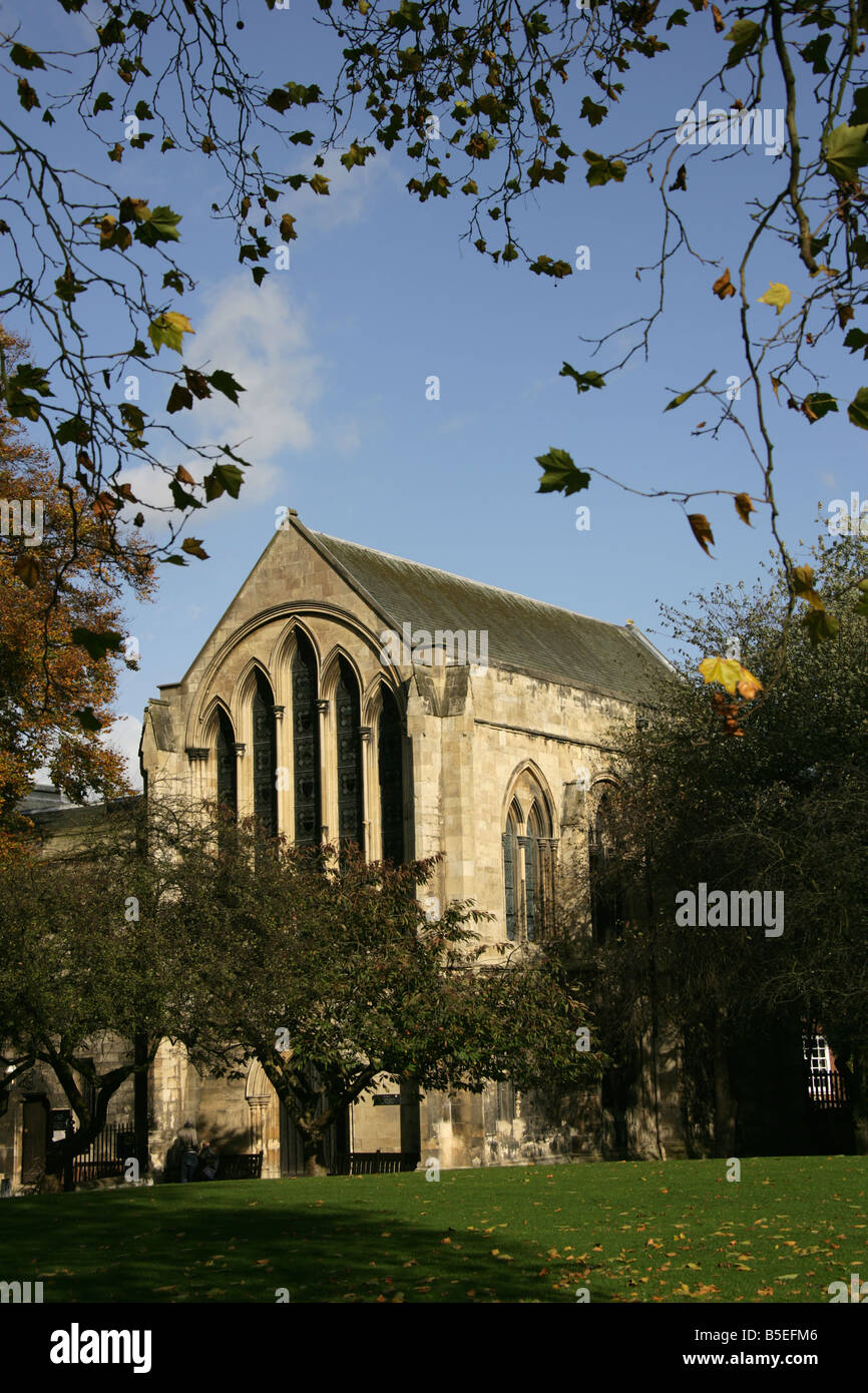 City of York, England. York Minster Library and Archives are housed in