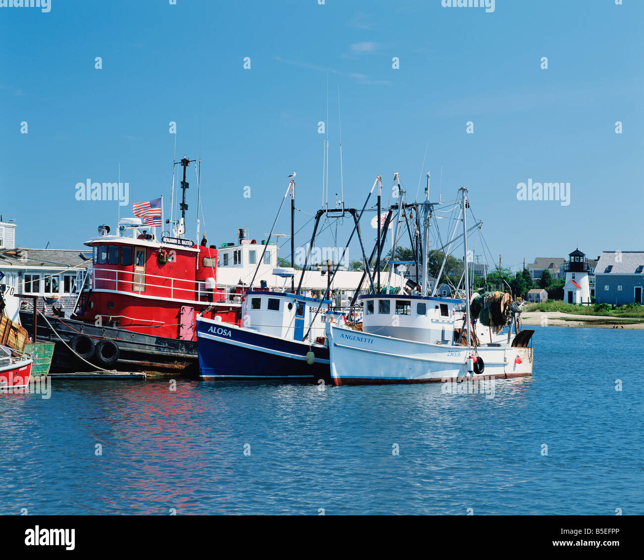 USA MASSACHUSETTS CAPE COD HYANNIS BOATS Stock Photo Alamy