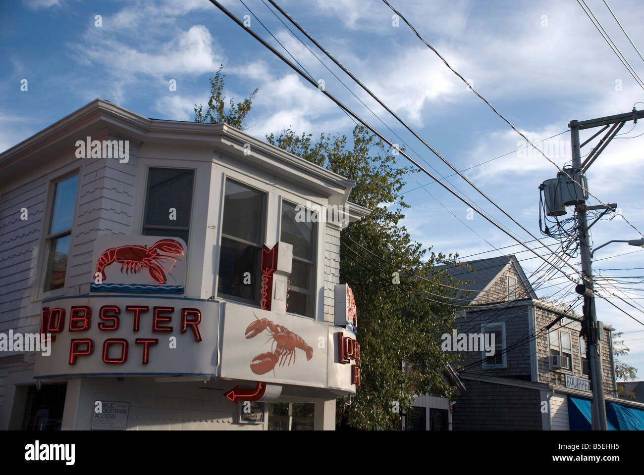 Lobster Pot Cafe, Provincetown Cape Cod Massachusetts USA Stock Photo