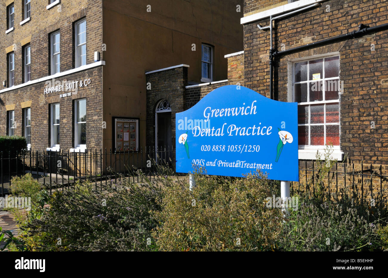 Greenwich Dental Practice, London UK Stock Photo