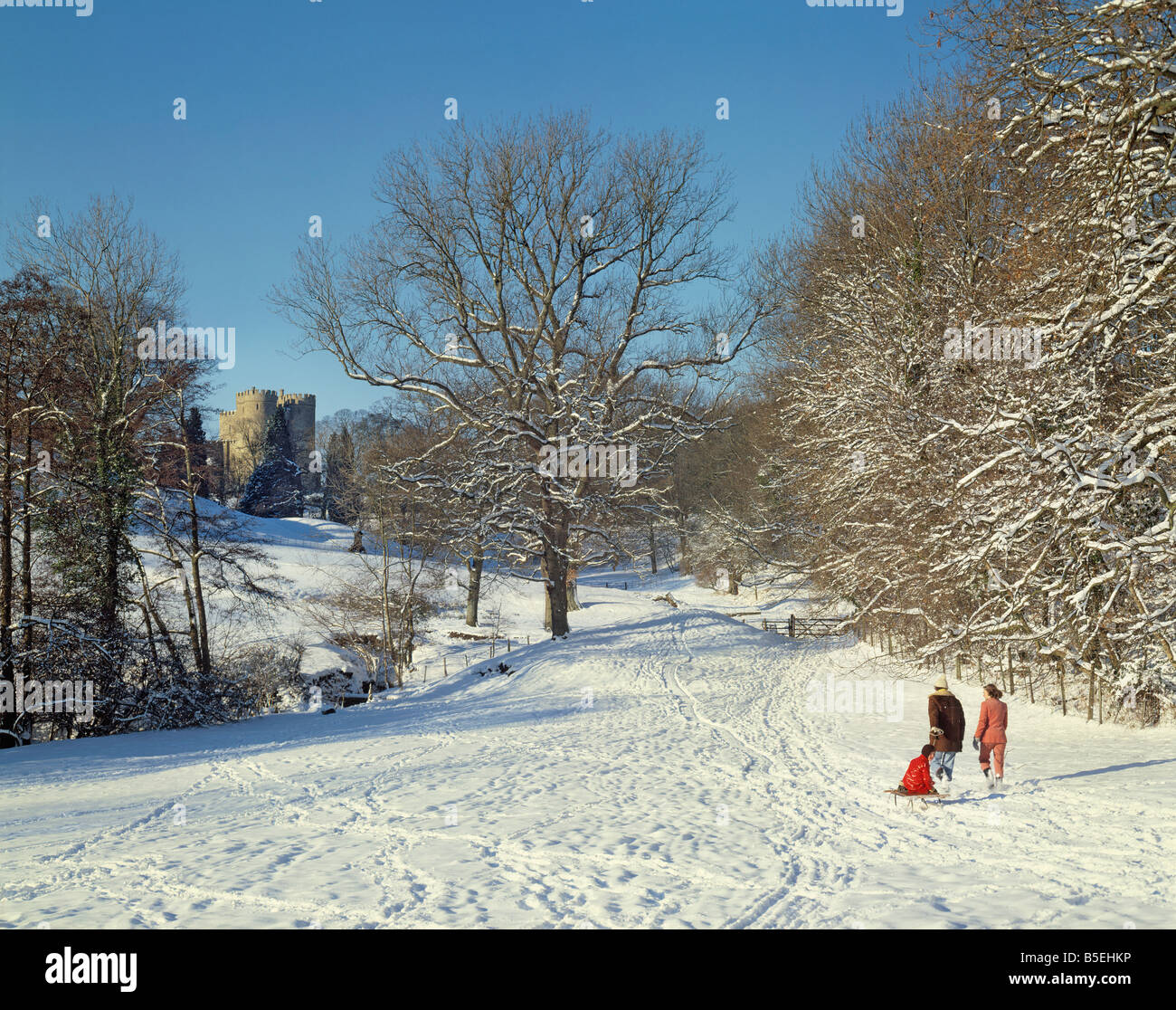 GB KENT SALTWOOD CASTLE NEAR HYTHE Stock Photo