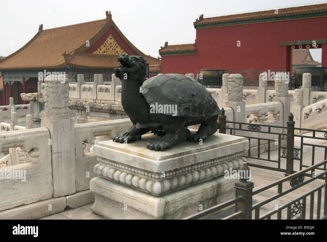Tortoise statue in the Forbidden City, Beijing Stock Photo Alamy
