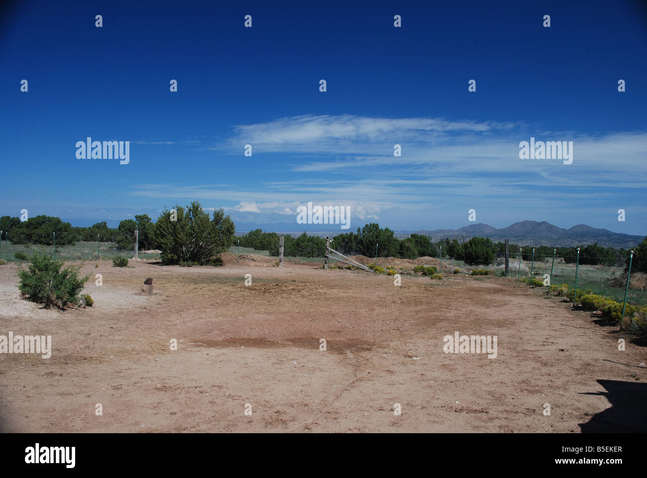 High Feather Ranch, Cerrillos, New Mexico USA Stock Photo Alamy