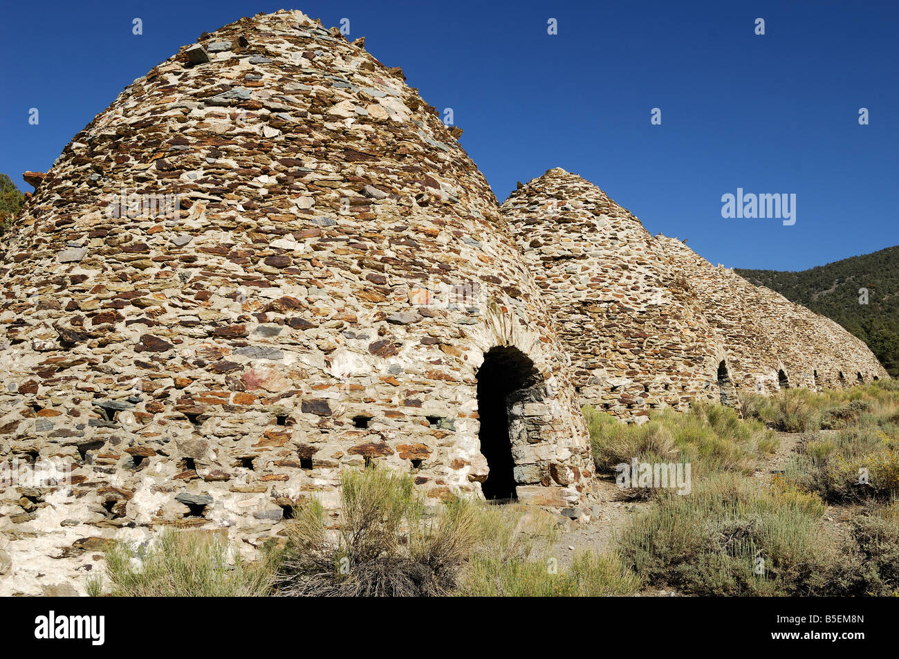 Charcoal Kilns Wildrose canyon Death Valley Stock Photo Alamy