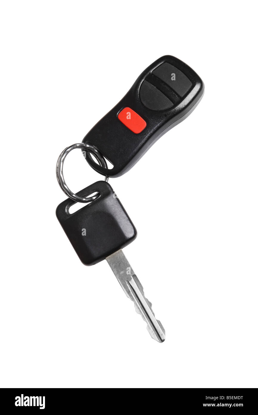 Car key control on white hires stock photography and images Alamy