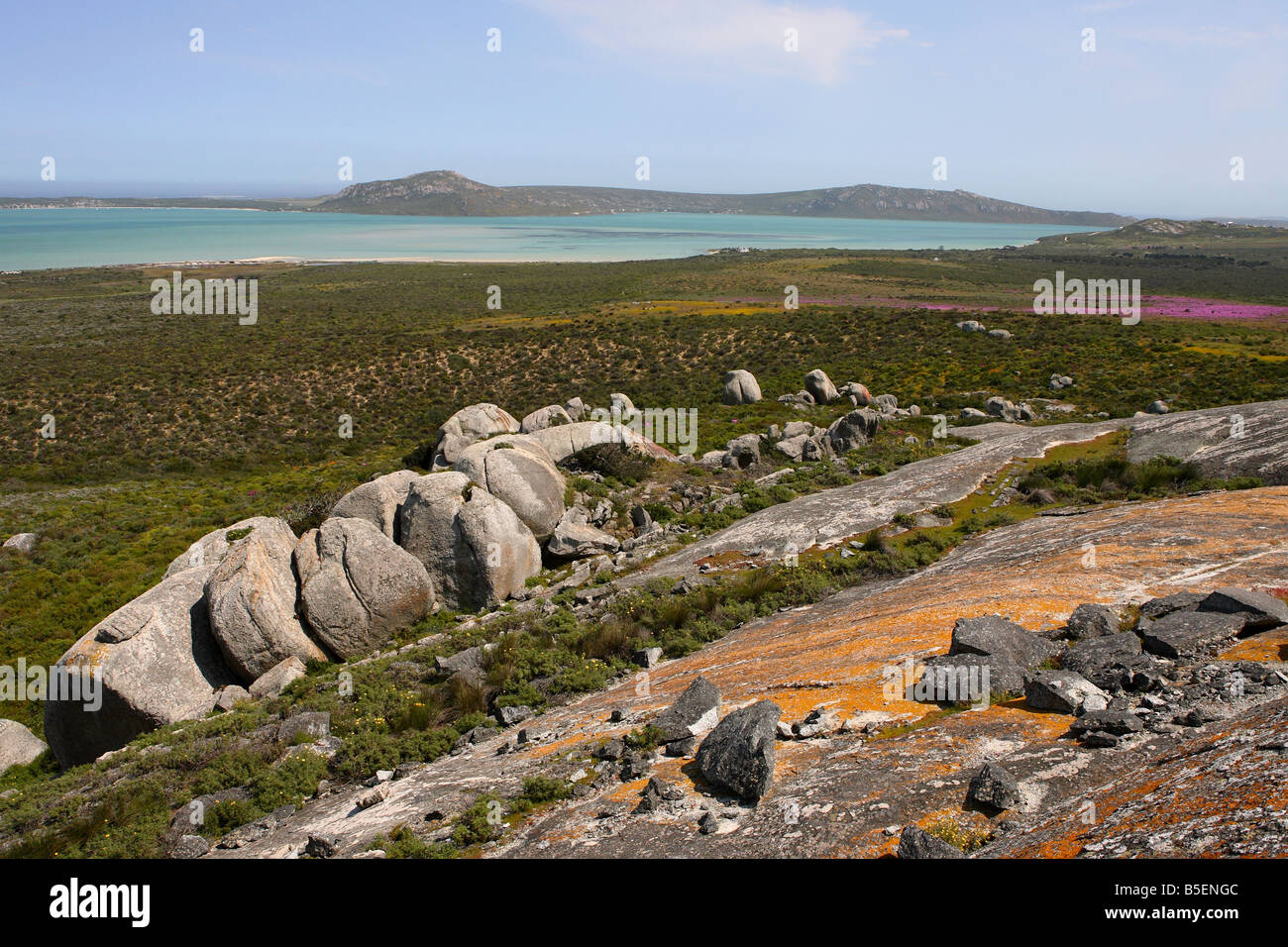 Landscape View out to Langebaan Lagoon Beach - West Coast National Park ...