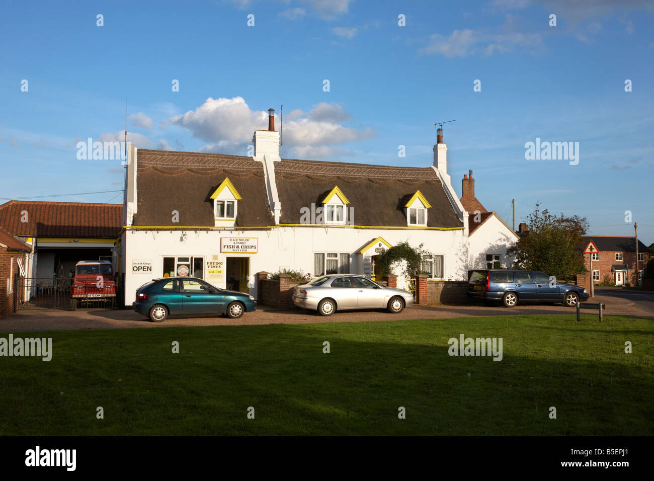 Village chip shop in Martham, Norfolk Stock Photo Alamy
