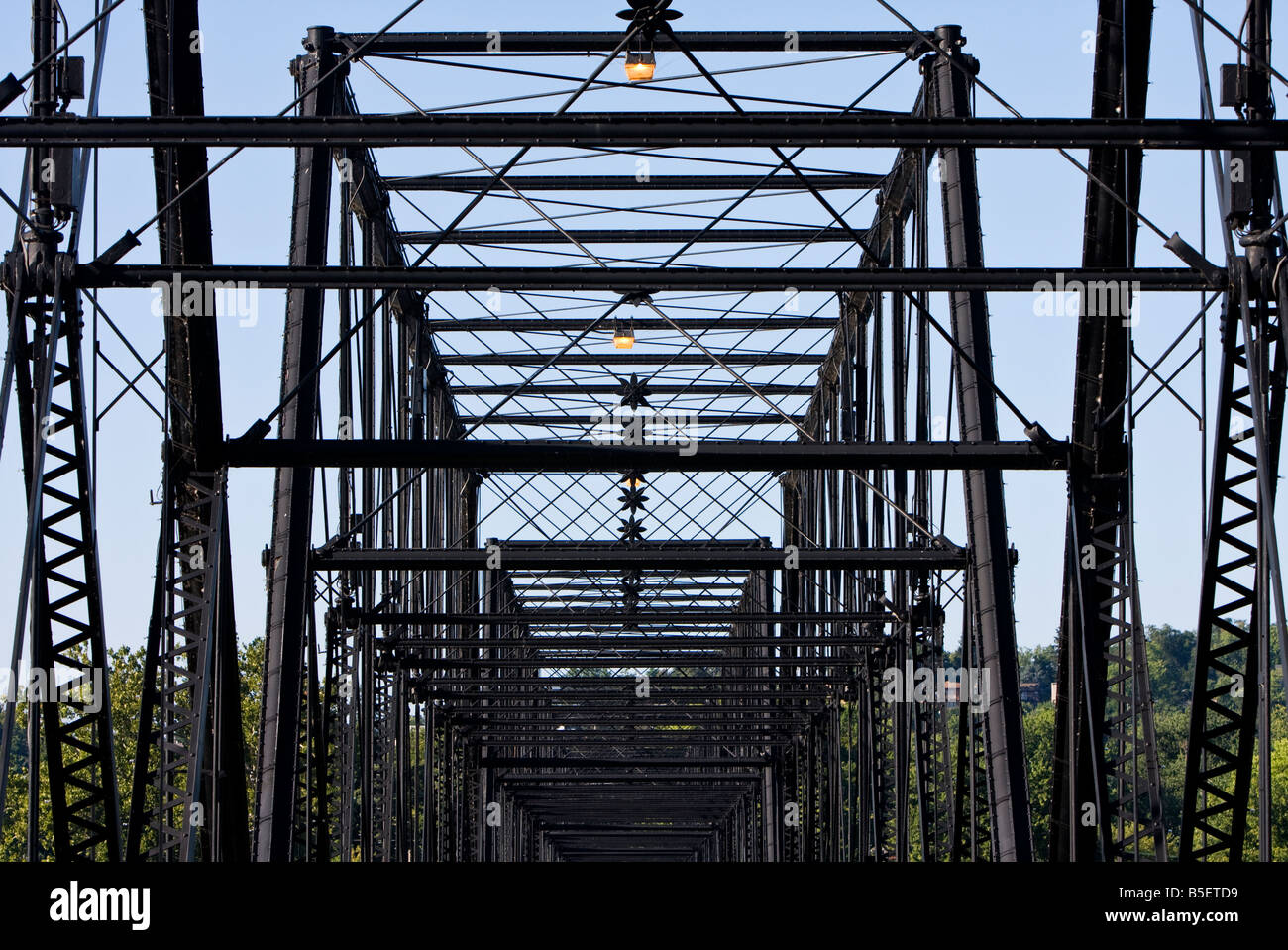 The Walnut Street Bridge in Harrisburg, Pennsylvania, also known as
