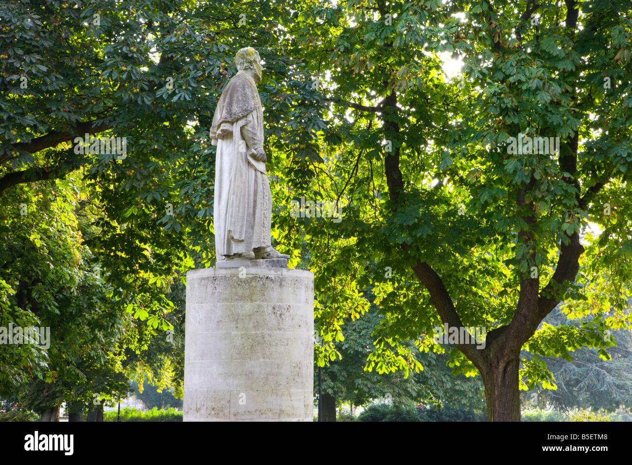 Statue of Richard Andrews in Andrews Park Southampton City Centre Hampshire England Stock Photo