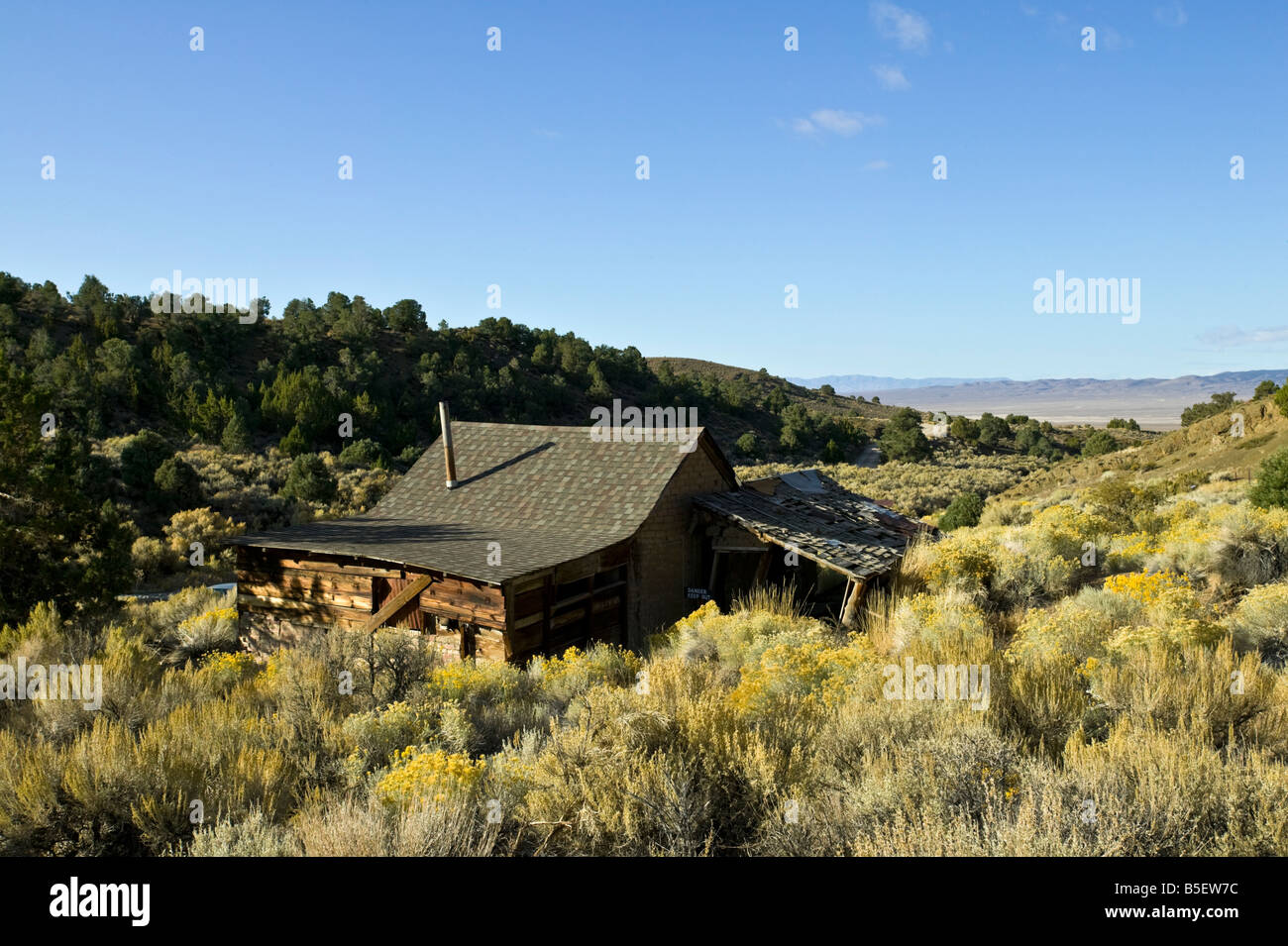 gold mining hideout Stock Photo