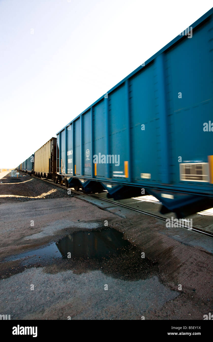 train crossing Stock Photo