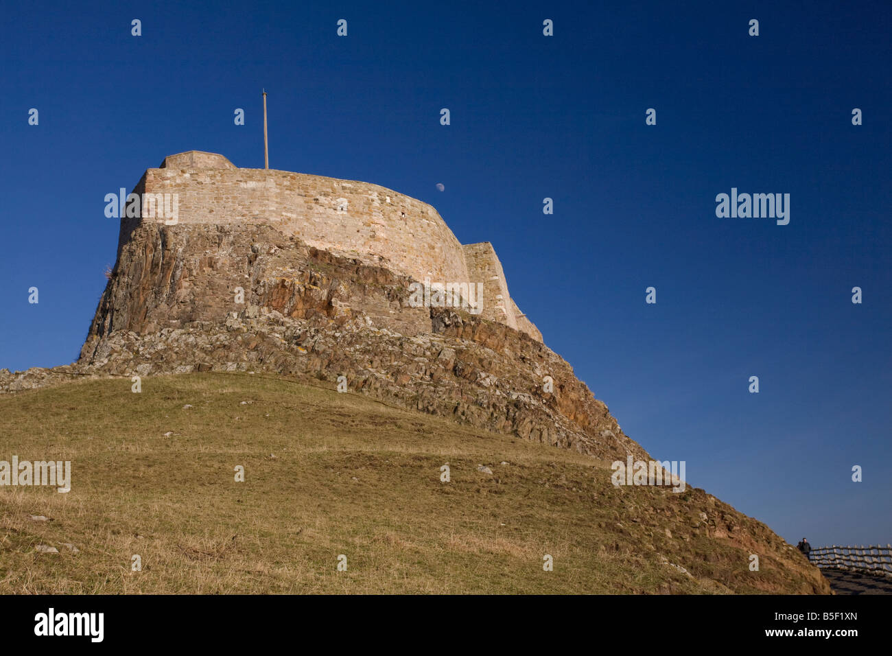 Lindisfarne Castle on Holy Island Berwick upon Tweed Northumberland
