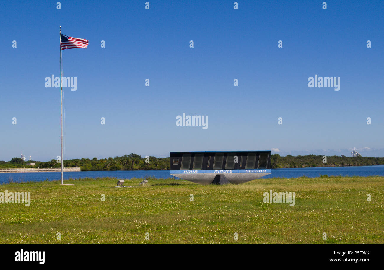 THE COUNTDOWN CLOCK IS USED FOR LAUNCHES OF THE SPACE SHUTTLE FROM ...