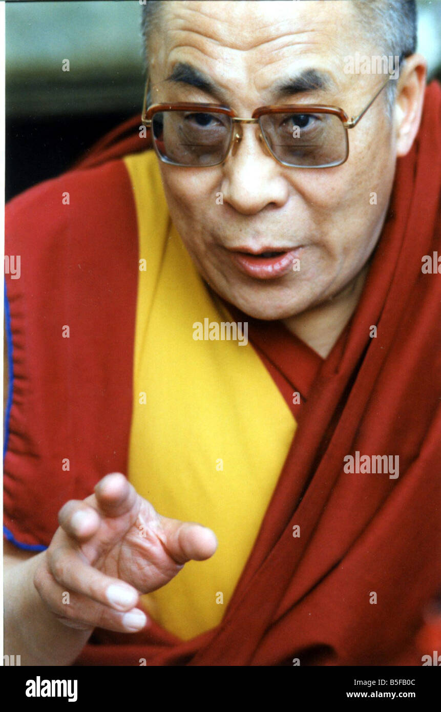 The Dalai Lama the Tibetan spirtual leader pictured at the Egerton Grey The Dalai Lama the Tibetan spirtual leader pictured at the Egerton Grey